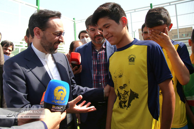 افتتاح زمین‌های ورزشی چند منظوره آستان قدس رضوی