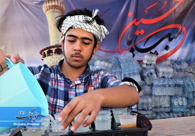 در مسیر خدمت به زوار حسینی