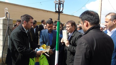 بهره برداری از گاز در روستای بیجنوند